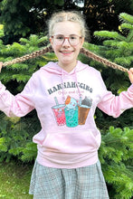 Lade das Bild in den Galerie-Viewer, Hannahccino Cat Hoodie Pink