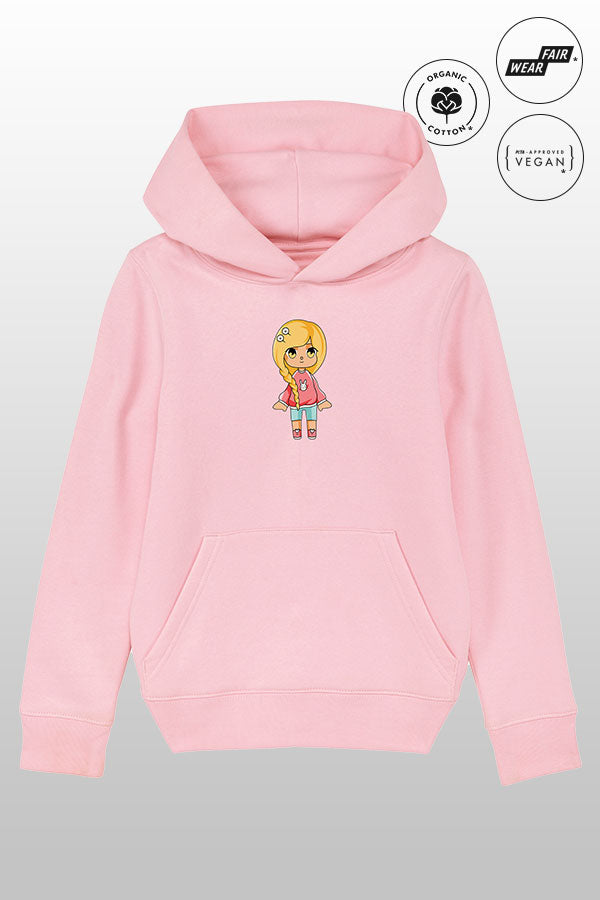 AllesToca Kids Hoodie rosa