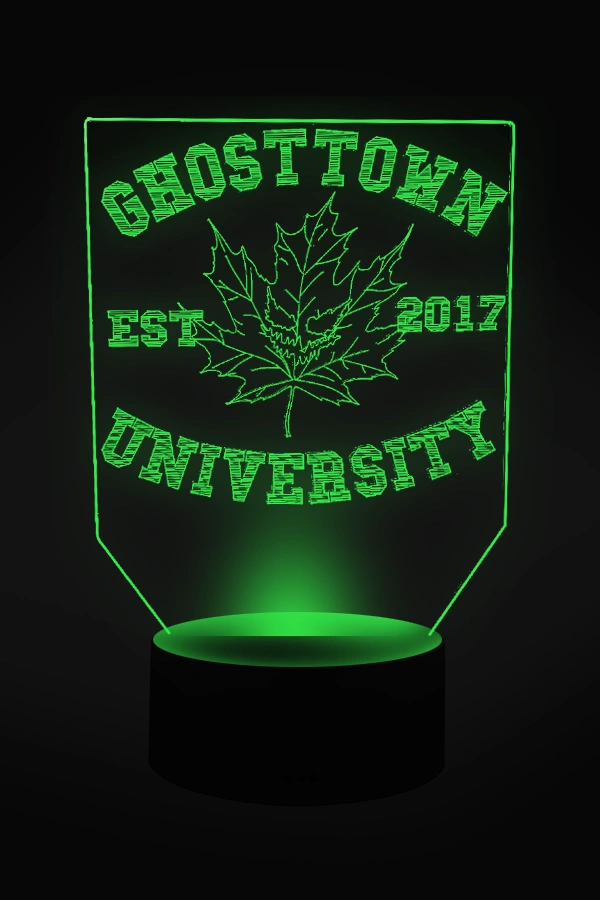 Ghosttown University LED Lampe