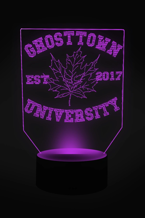 Ghosttown University LED Lampe