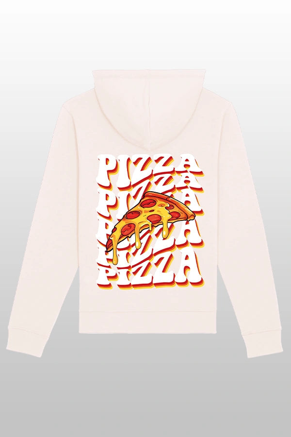 Pizza Passion Team Egg Hoodie vintage white