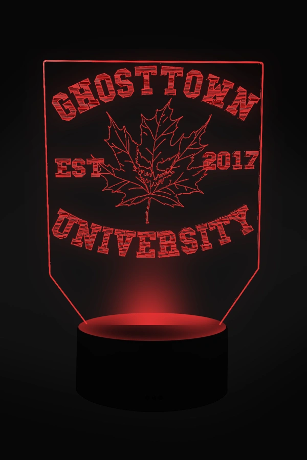 Ghosttown University LED Lampe