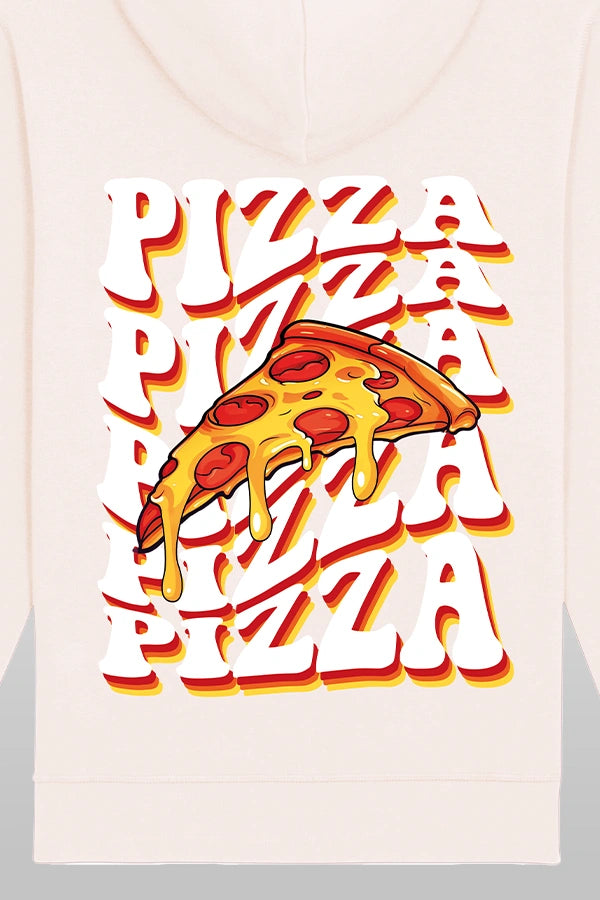 Pizza Passion Team Egg Hoodie vintage white