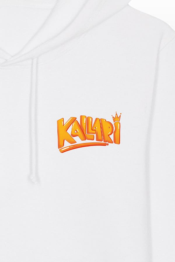 Felpa bianca Kallari