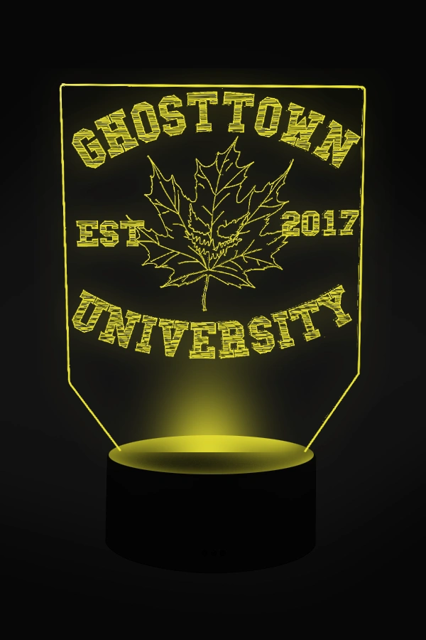 Ghosttown University LED Lampe