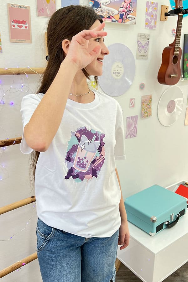 AVAS BUBBLE TEA EXPLOSION T-SHIRT LIGHT