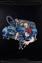 Lade das Bild in den Galerie-Viewer, Radlfahrer Kissen black
