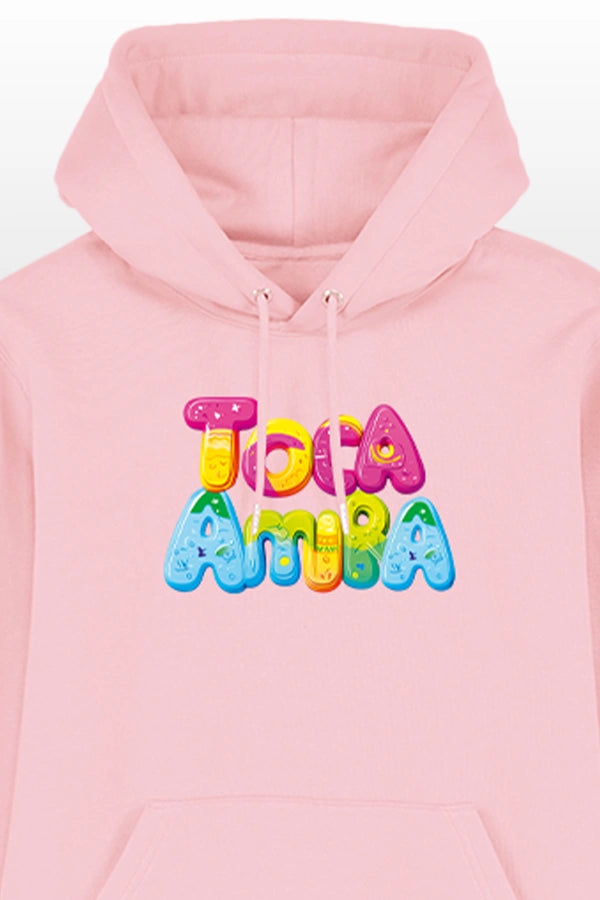 Toca Amira Art Hoodie Cotton Pink