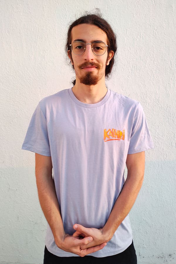 Maglietta viola Pesciosa