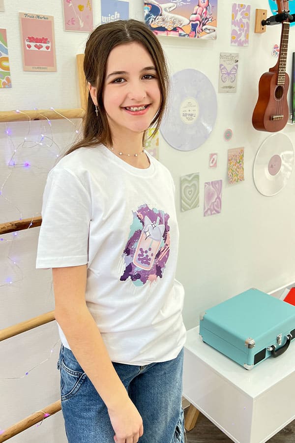 AVAS BUBBLE TEA EXPLOSION T-SHIRT LIGHT