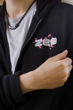Lade das Bild in den Galerie-Viewer, Kirschblüten Zipp Hoodie
