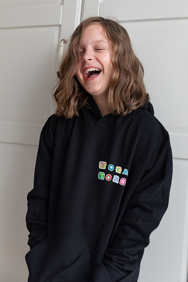 TocaToast Hoodie schwarz