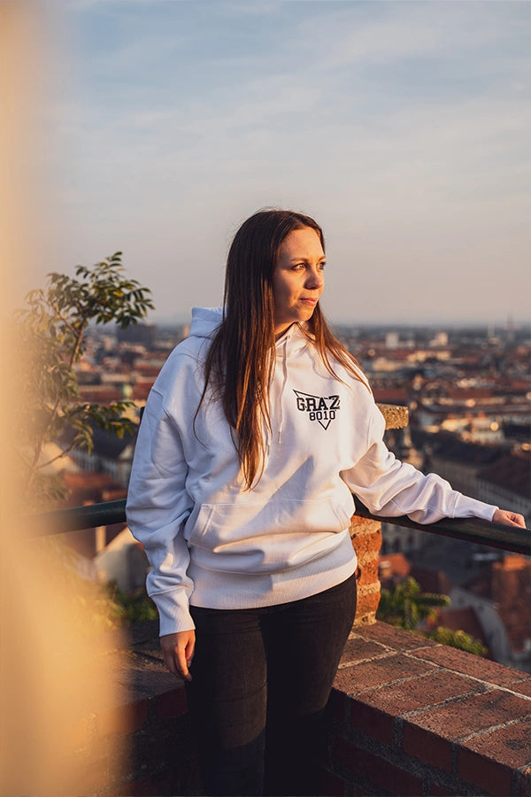 Wellness Wäsch Hoodie white