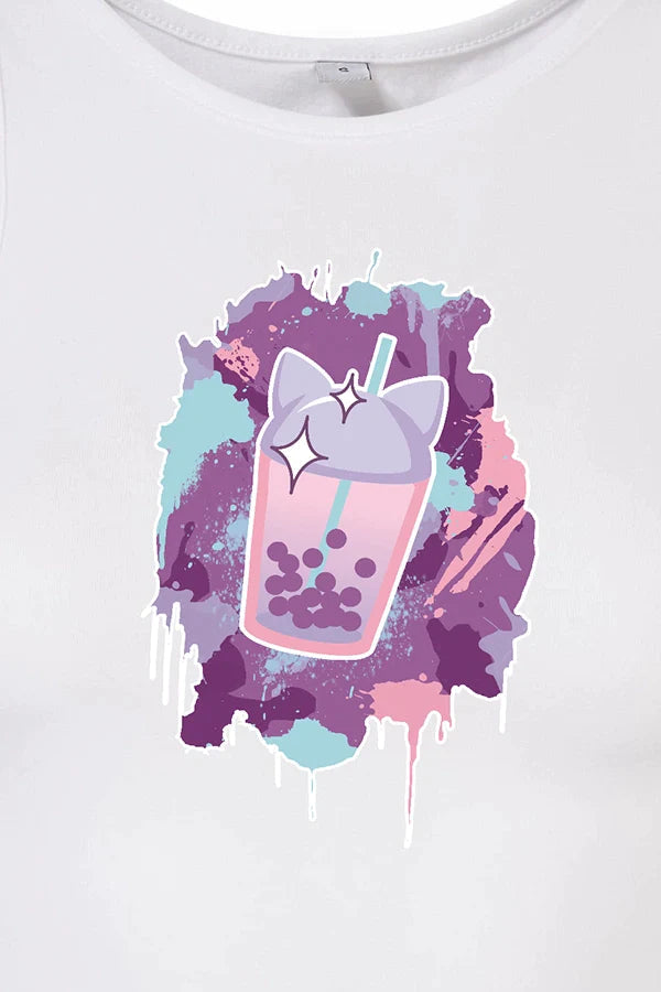 AVAS BUBBLE TEA EXPLOSION TANKTOP LIGHT