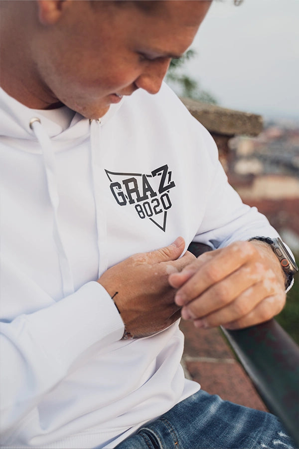 Wellness Wäsch Hoodie white