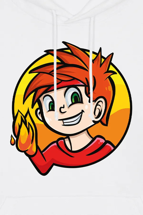 SpaceMitFeuer Hoodie white