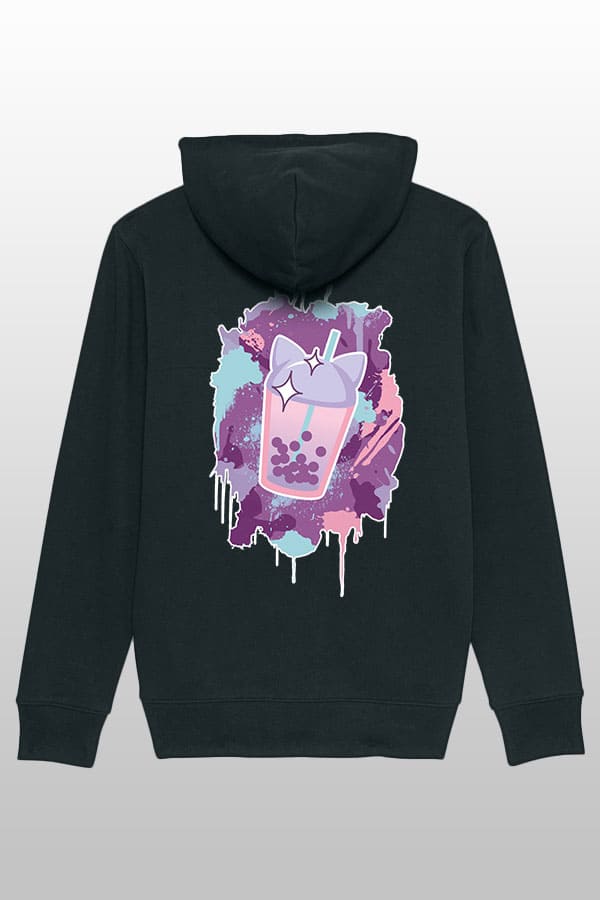 AVAS BUBBLE TEA EXPLOSION COSY HOODIE JACKE DARK