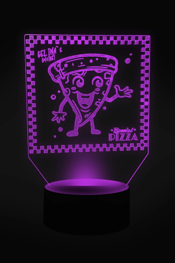 Pizza Club LED Lampe