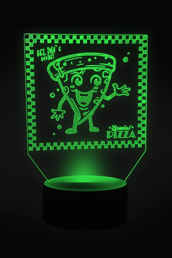 Pizza Club LED Lampe