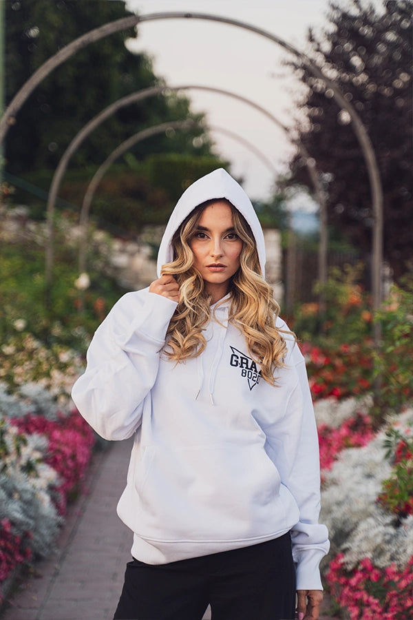 Wellness Wäsch Hoodie white