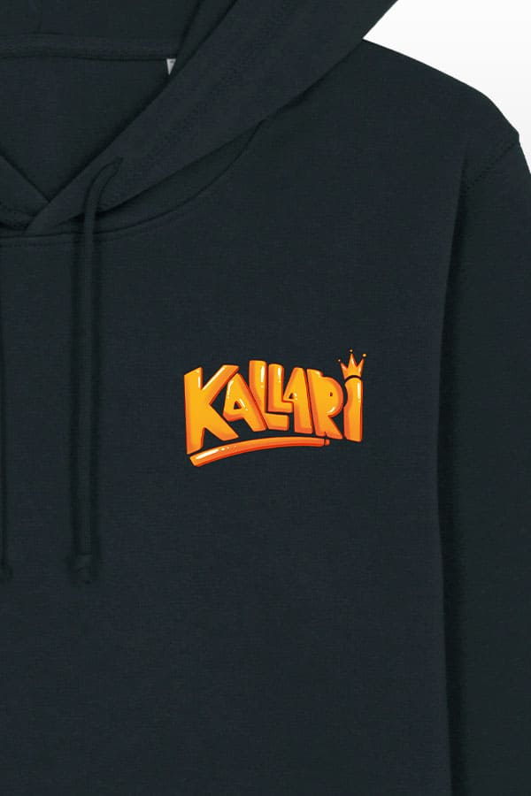 Felpa nera Kallari