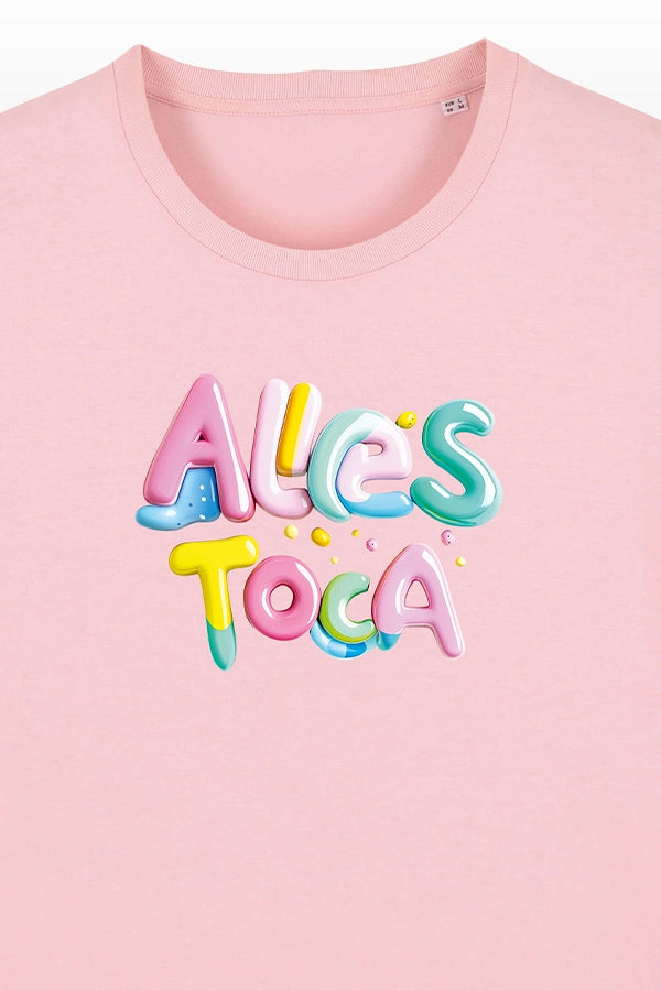 AllesToca Art Shirt Cotton Pink