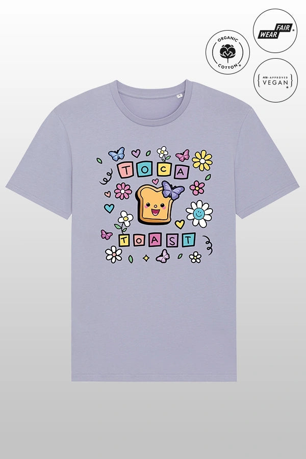 TocaToast Butterfly Shirt lavender