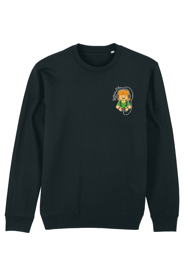 Sweat-shirt Noir Souka