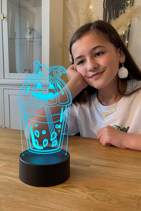 Ava Bubble Tea 3D LED Lampe