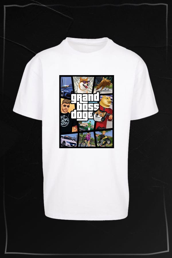 Grand boss doge Oversize Shirt white