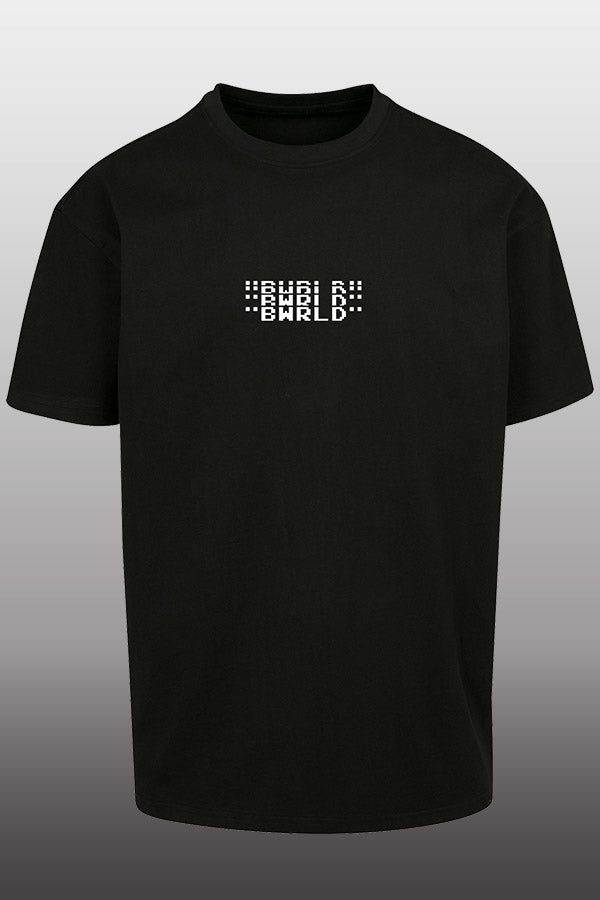 Butterfly Oversize T-Shirt schwarz