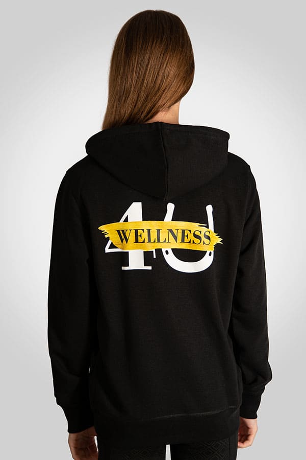 HeyHorse Zip Hoodie gold-black