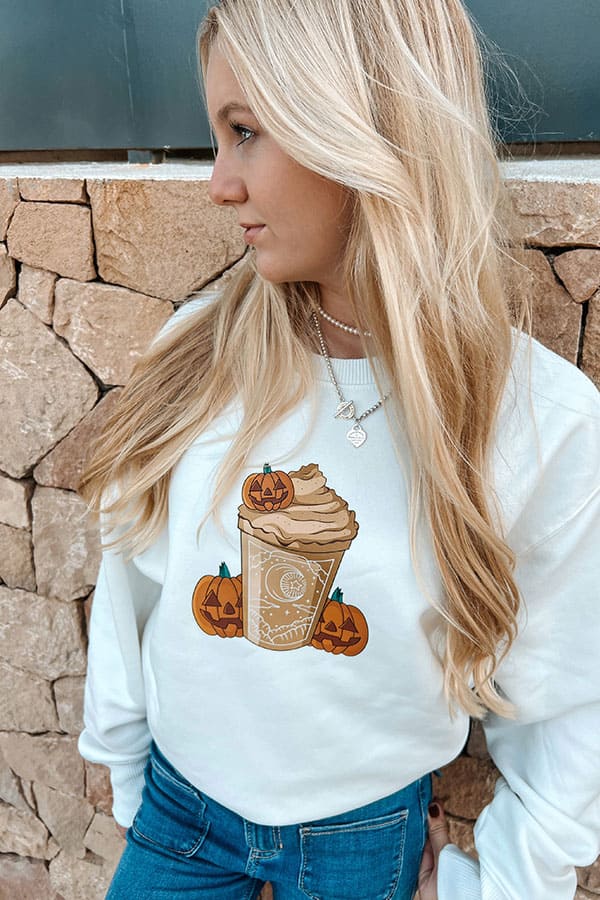 FALL FRAPPUCHINO SWEATER OFF WHITE SALE