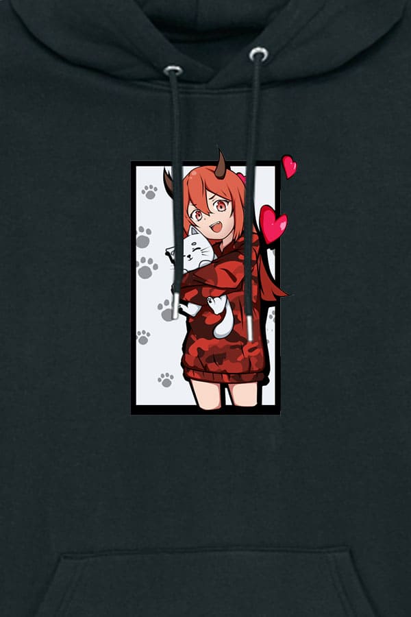 LivzHD Katzen Hoodie black