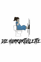 Lade das Bild in den Galerie-Viewer, Horrortoilette Hoodie weiß

