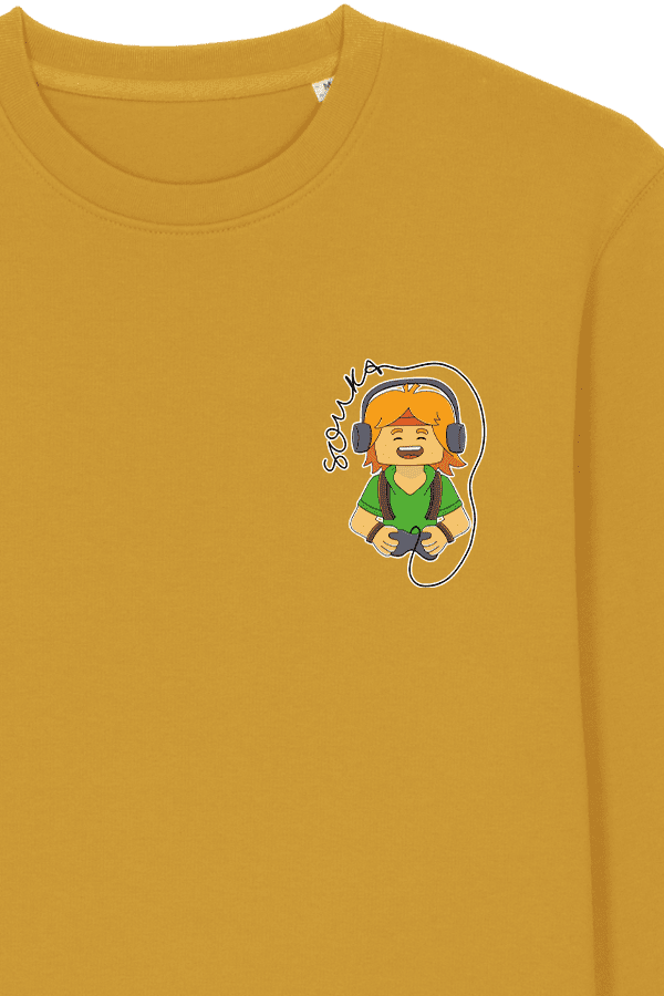 Sweat-shirt Jaune Souka
