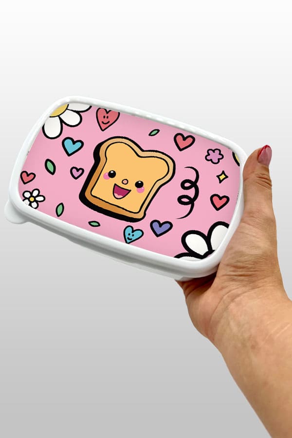 TocaToast Brotdose rosa