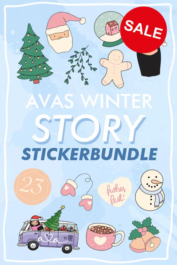 AVAS WINTER STORY STICKER SALE
