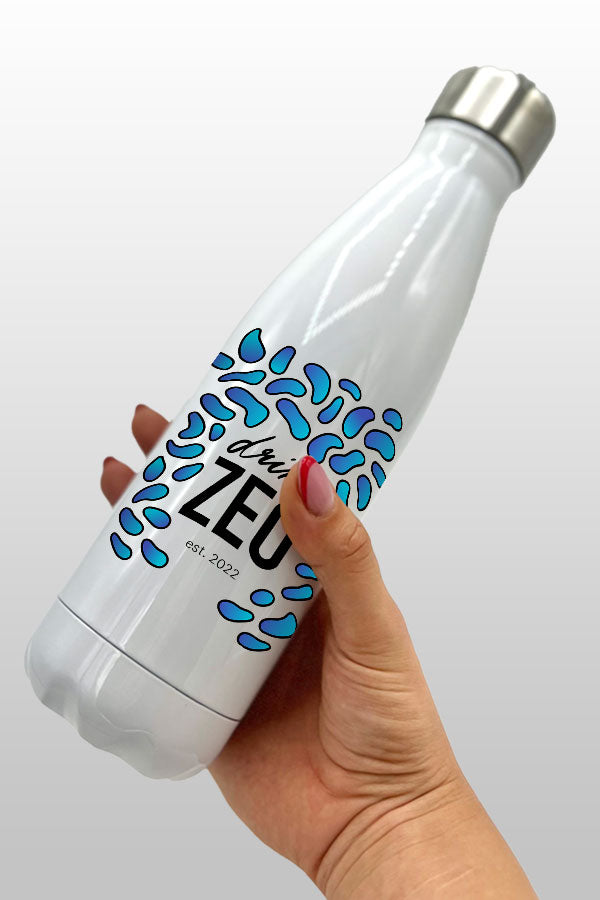 Zeo Trinkflasche white