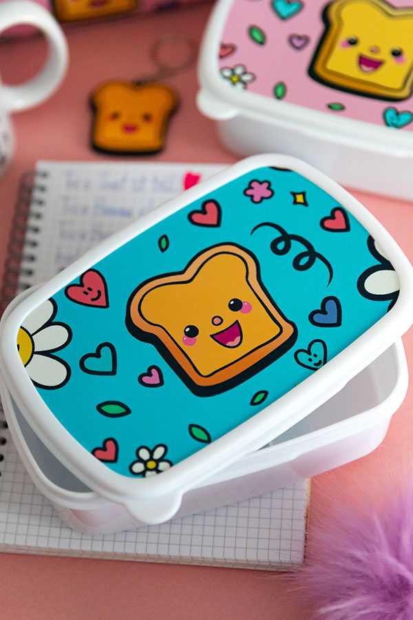 TocaToast Brotdose blau