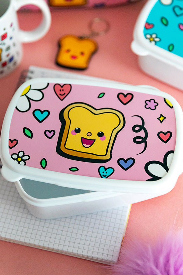 TocaToast Brotdose rosa