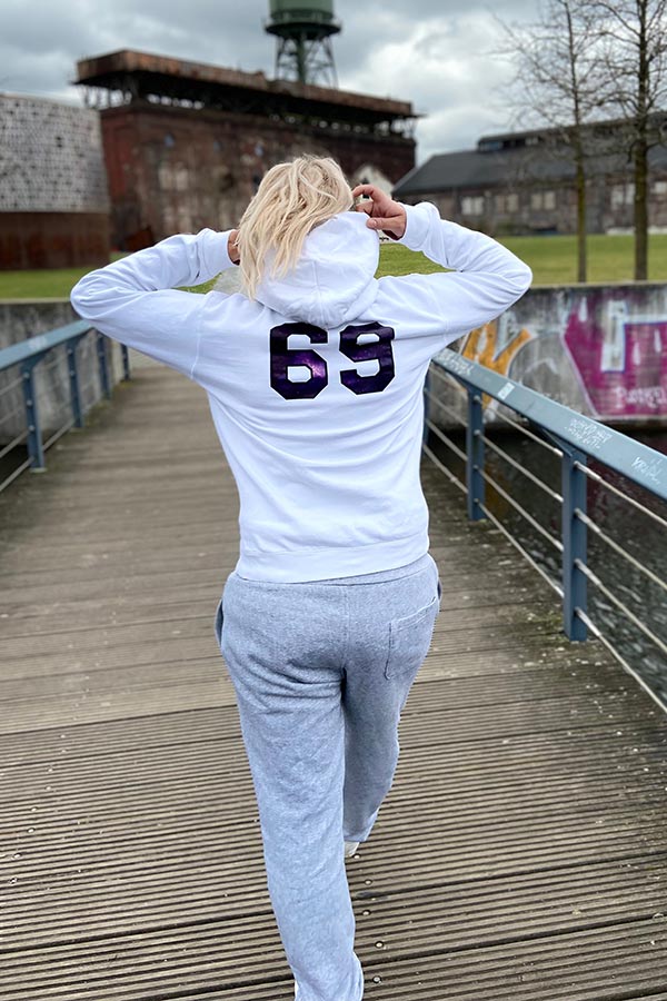 Fly-Galaxy Hoodie white