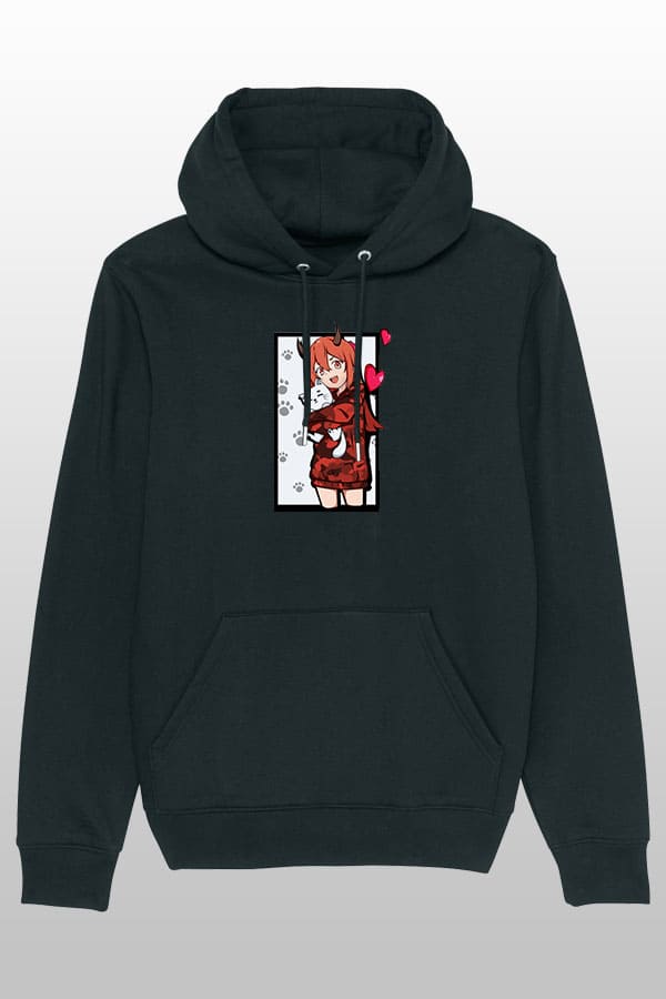 LivzHD Katzen Hoodie black