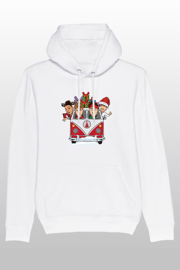 VanTour Hoodie white colorful