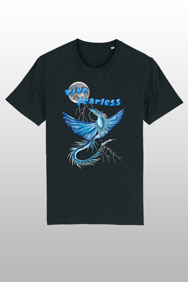 Mohi__07 Vive fearless blue Shirt schwarz