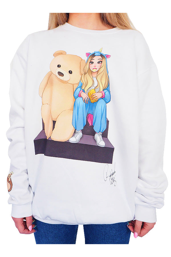 BÄRnard Sweater White