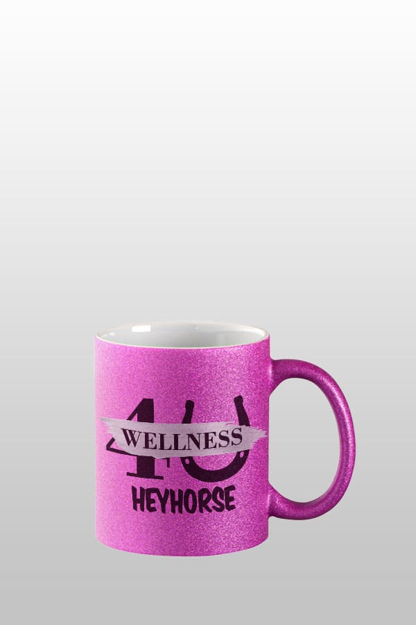 Wellness 4 U Glitzer Tasse