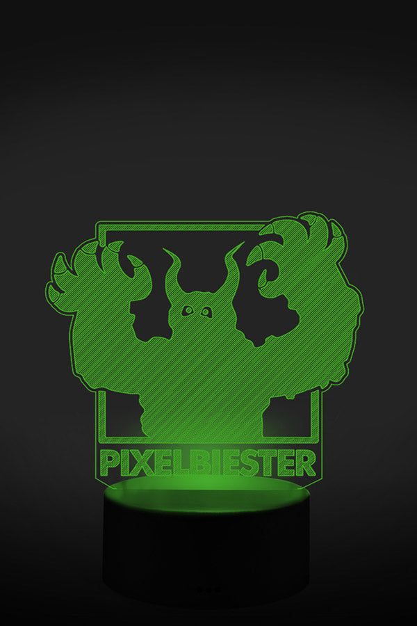 Pixelbiester 3D LED Lampe