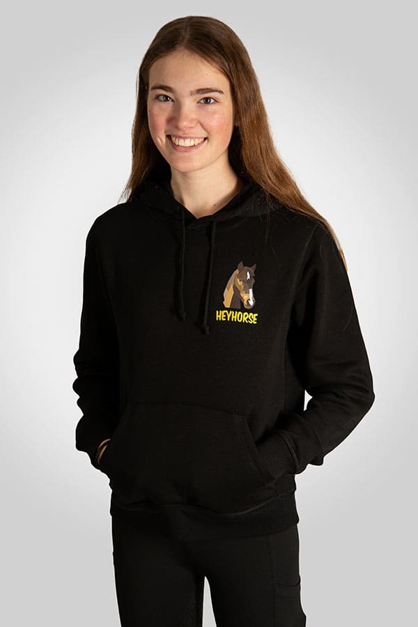 HeyHorse Hoodie gold-black