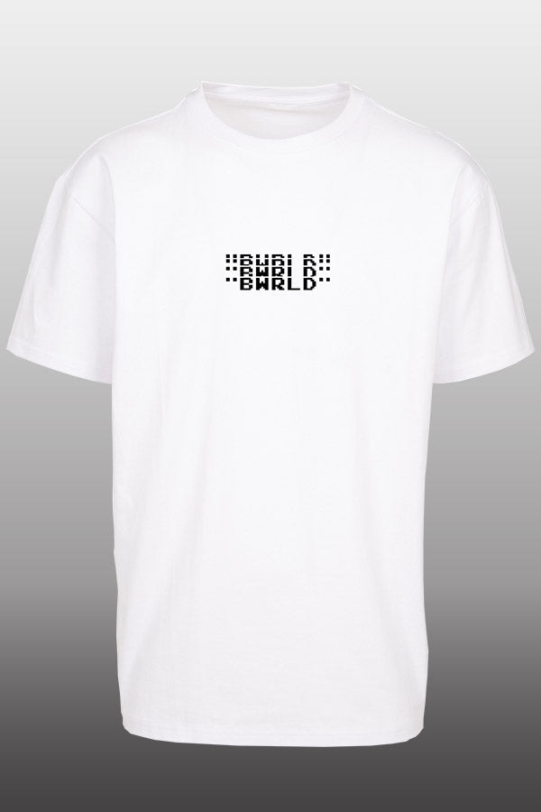 Butterfly Oversize T-Shirt weiß